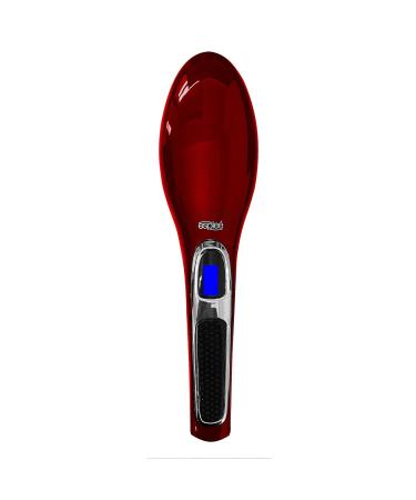 Esplee Hot & Straight Straightening Brush with Temperature Control - Red | International Shipping Available - Buy Online on GoSupps.com