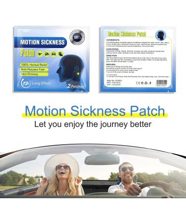 Motion Sickness Patches - Fast Acting Relief for Nausea and Dizziness - 80 Patches - No Side Effects - for Adults and Kids - Buy Online on GoSupps.com
