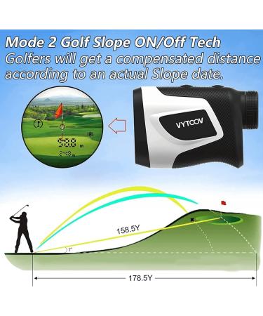 Slope On/Off Golf Rangefinder | 1000 Yards | Flag-Lock Tech | Vibration | Rechargeable | Tournament Legal - 800Y - Buy Online on GoSupps.com