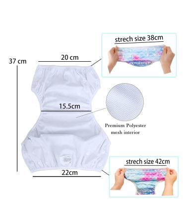 Mixidon Reusable Swimming Diaper for Babies | Adjustable Flamingo & Mermaid Swim Trunks | 0-3 Years - Buy Online on GoSupps.com
