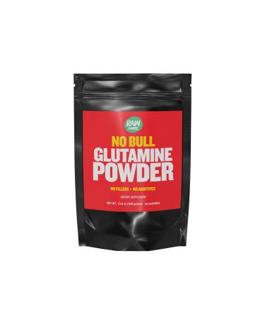 Glutamine Powder - Pure, Unflavored and Micronized L-Glutamine Amino Acid Supplement - 300g, 10.5oz, 60 Servings - Non GMO, Naturally Vegan, Vegetarian Friendly and Gluten Free - by Raw Barrel