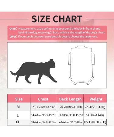 NiCola Cat Professional Recovery Suit for Abdominal Wounds or Skin Diseases E-Collar Alternative for Cats After Surgery Wear Kittens Physiological Clothes(Pink&Yellow L) L Pink&Yellow - Buy Online on GoSupps.com