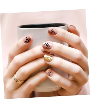 minkissy 20 Sets Nail Art Stickers Letter Nail Stickers Letter Stickers Nail DIY Decals Letters Stickers Nails Stickers White Letters Nail Stickers Halloween Nail Stickers Pvc Fashion - Buy Online on GoSupps.com