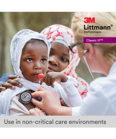 3M Littmann Classic III Rainbow-Finish Stethoscope 27 Inch - Black - Buy Online on GoSupps.com