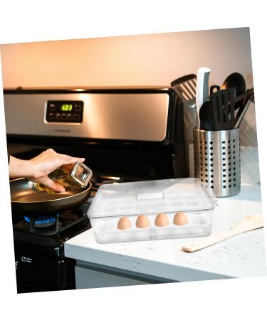 Zerodeko 1pc Egg Storage Box Refrigerator Fridge Organiser Boxes Food Storage Case Drawer re-usable 32.5x22.5cm Assorted Color - Buy Online on GoSupps.com