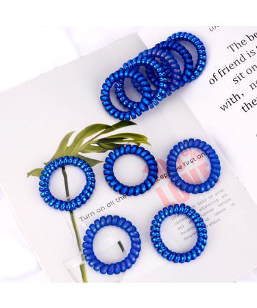 Jesslab Spiral Hair Ties 10 PC Traceless Coiled Ponytail Holders | No-Damage Hair Accessories for Women & Girls Color Sorted - Buy Online on GoSupps.com