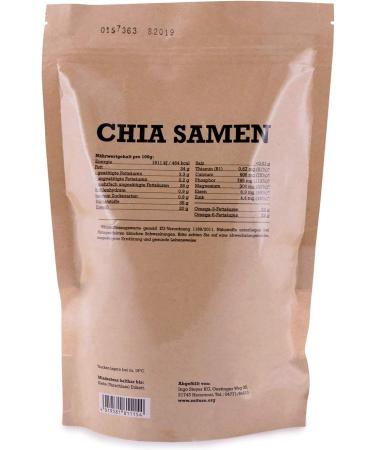Mituso - Chia seeds 2kg bag - vegan and gluten free source of omega-3 and omega-6 - Buy Online on GoSupps.com