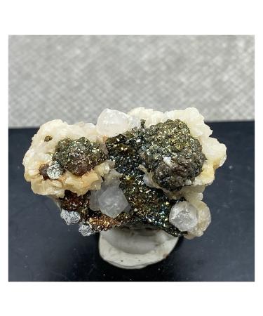 Natural Crystal Rough Natural Calcit Pyrite Combination Crystal Gemstone Sample Crystal