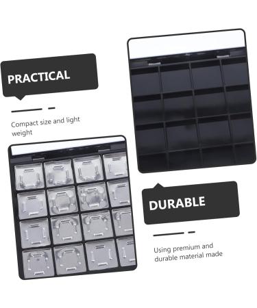 NOLITOY 2pcs Eye Shadow Box Blush for Cheeks Empty Eyeshadow Case Eyeshadow Sub Plate Supplies Travel Pack 9.5X9.5X1.5CM As Shown - Buy Online on GoSupps.com