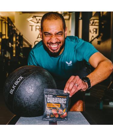  THE CURATORS THE CURATORS Original Beef Biltong Set of 12 packs of 12 protein-rich and gluten-free appetizers 28 g - Buy Online on GoSupps.com