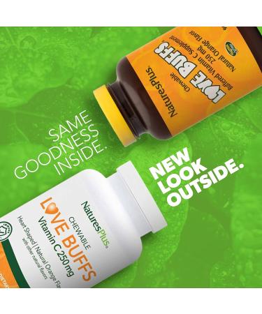 Nature's Plus Chewable Love Buffs Orange 90 Tablets | Vegan Friendly - Buy Online on GoSupps.com