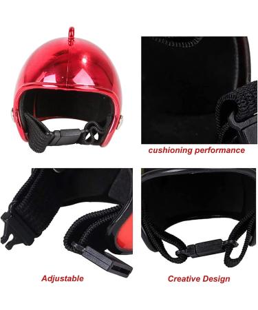 Chicken Helmet Headgear - 3-Piece Plastic Pet Protection Helmets for Chickens & Ducks - Adorable Durable 3 Colors - Buy Online on GoSupps.com