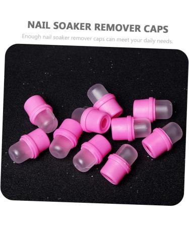 FRCOLOR Lot de 20 Couvre-ongles en Silicone Rose pour Dissolvant Protection Doigts Taille Unique Accessoires Nail Art Professionnels pour Manucure Domicile et Salon - Buy Online on GoSupps.com