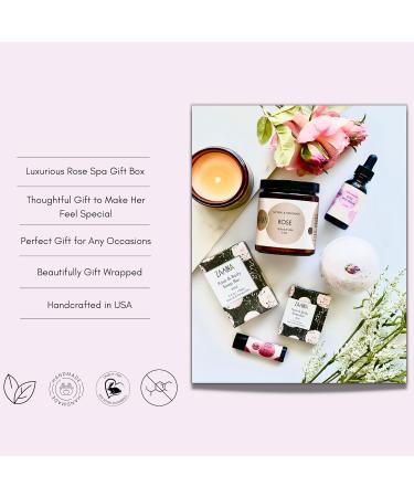 ZAAINA Premium Rose Spa Gift Set for Women - Mother's Day & Birthday Gift - Natural and Clean Luxury Care Package for Relaxation and Pampering - Ideal for Mom, Best Friend, Sister or Wife - Buy Online on GoSupps.com