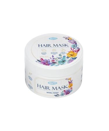 GUTI GUTI Hair Mask 200 ml - Natural Ingredients with Coconut Oil Aloe Vera and Argan Oil - Moisturizing and Deep Care for Dry and Damaged Hair
