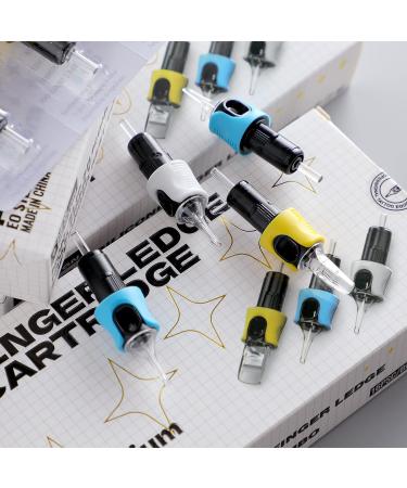 STIGMA Finger Ledge Tattoo Cartridge Needles #12(14RS) Round Shader 0.35mm - 16Pcs | Rotary Tattoo Machine Cartridges - Buy Online on GoSupps.com