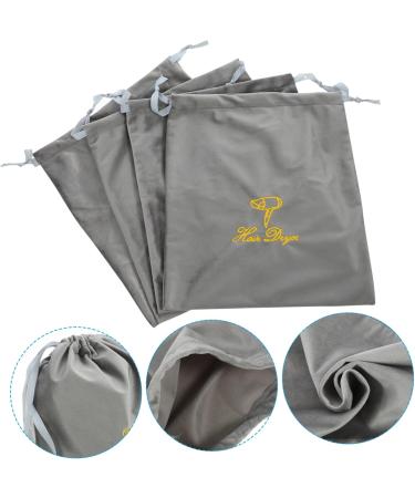 Baluue 4pcs Fabric Drawstring Bags Portable Hair Dryer Bag Drawstring Bag Hair Blow Dryer Bag - Buy Online on GoSupps.com