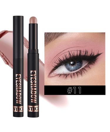 Ensemble de b tons de fard paupi res Crayon paupi res longue dur e cr er un maquillage pour les yeux paillettes Base De Maquillage Paupi res (C One Size)