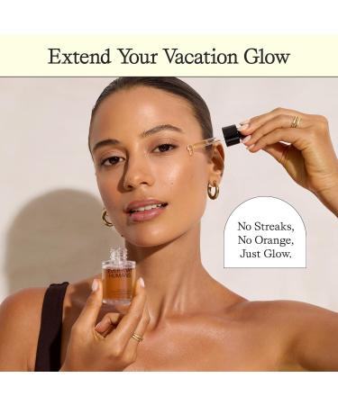 Sun Blush Glowing Self Tanning Drops - Australian Made | Natural Gradual Tanner for Face & Body | Fragrance Free | Medium to Dark | Everyday Humans - Buy Online on GoSupps.com