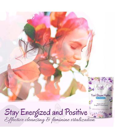 FIVONA Yoni Steaming Herbs - V-Detox Cleanse Wash for Feminine Use & Rituals | 2-4 Sessions | PH Balance Support - 1.76oz Blue Moon Herbal Blend - Buy Online on GoSupps.com
