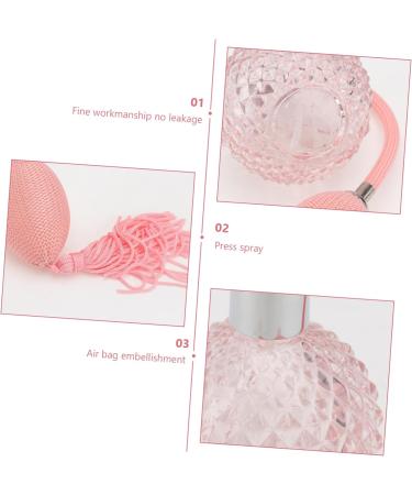 Housoutil 1pc Air Bag Perfume Bottle Travel Spray Bottle Fashion Perfume Bottle Clear Spray Bottle Refillable Terrarium Delicate Perfume Bottle Pink Storage Bottle Vintage Glass - Buy Online on GoSupps.com