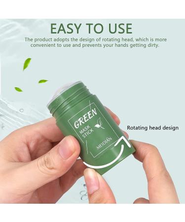 2 Pack Green Tea Purifying Clay Stick Mask - Blackhead Remover & Pore Cleansing Mask for All Skin Types - Buy Online on GoSupps.com