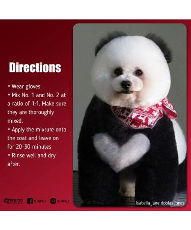 Opawz Permanent Pet Hair Color - Professional & Safe Dye for Dogs & Horses | Super Black Lasts 20+ Washes - Buy Online on GoSupps.com