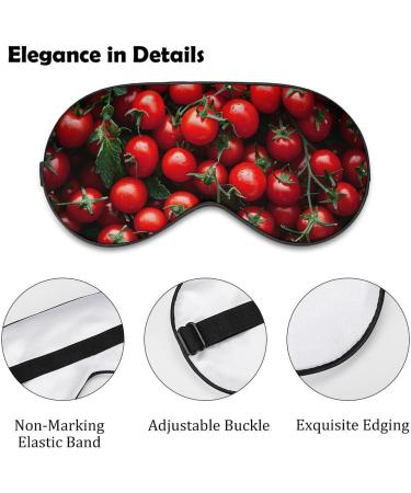 Buy Outdoor Light-Blocking Eye Mask - Bunch of Tomatoes Print | Multi-Functional Travel Comfort | International Shipping Available - Buy Online on GoSupps.com