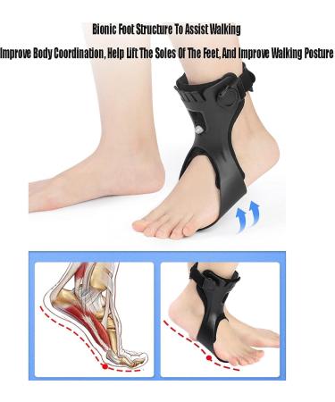 Buy Foot Drop Orthosis Brace - Ankle Support for Sprains & Tendonitis - Left/Right Options Available - Buy Online on GoSupps.com
