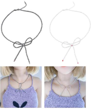 Oralgo's Handmade Unique Collarbone Chain Necklace | Fashionable Loop Trailer Brazen Material Perfect for Parties & Everyday Wear - Buy Online on GoSupps.com