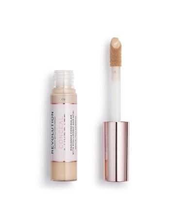Makeup Revolution Conceal and Hydrate Concealer C8.5 - Medium Tones, Full Coverage, Matte Finish - Vegan & Cruelty-Free - 0.7 Fl Oz - Buy Online on GoSupps.com