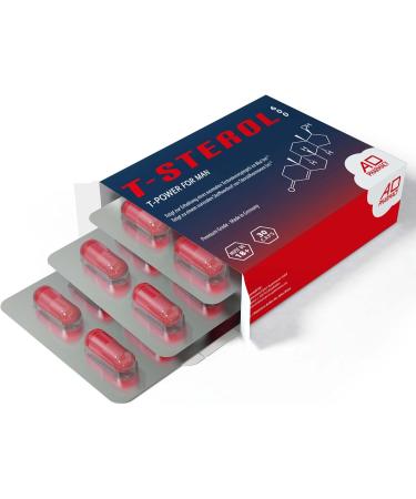 T-Power Complex Booster - T Sterol 600 - Original High-Dose Muscle Building Capsules - Monthly Pack - Made in Germany - International Shipping Available - Buy Online on GoSupps.com