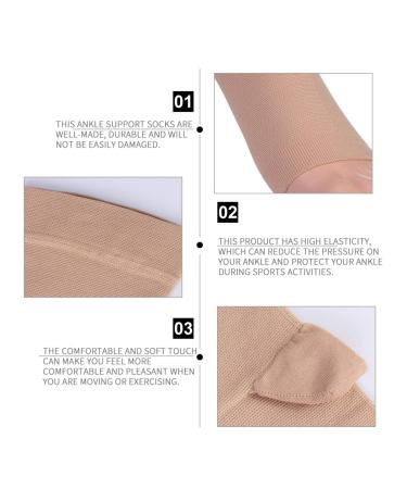 Buy BESPORTBLE Nylon Ankle Support Socks - Toeless Ankle Wraps for Optimal Comfort & Performance | Best for Running & Sports - International Shipping Available - Buy Online on GoSupps.com