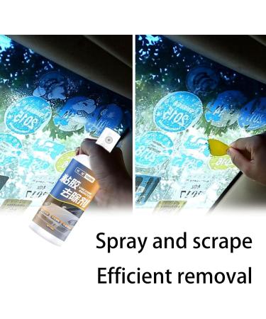 Glass Label Cleaner - 100ml Effective Glass Stickers Solvent | Label Cleaner for Bathroom Kitchen Bedroom Household Tar Grease Oil Cleaning Tools - Buy Online on GoSupps.com