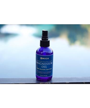 Magnesium Oil Topical Spray with Biodynamic Lavender and Rosemary Hydrosols (4 Oz) - Buy Online on GoSupps.com