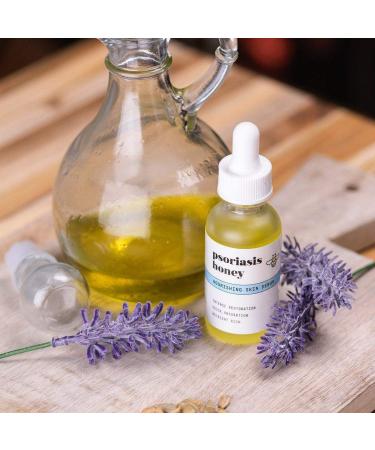 Psoriasis Honey Nourishing Scalp and Skin Serum with Jojoba Oil and Lavender Essential Oils - 1oz - Buy Online on GoSupps.com