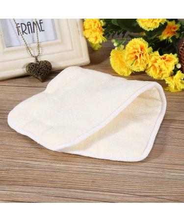 Bamboo Fibre 4-Layer Adult Incontinence Cloth Nappy Inserts - Washable & Reusable Liner for Dry Skin - Buy Online on GoSupps.com