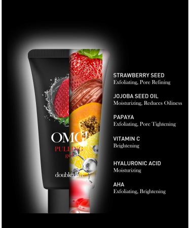 Moisturizing & Exfoliating Facial Pulling Gel - Papaya Extract & Hyaluronic Acid for Radiant Skin - Buy Online on GoSupps.com
