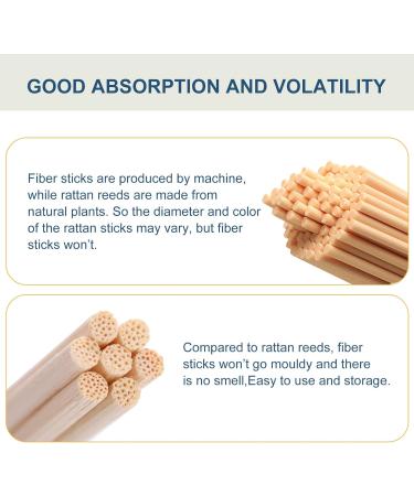HOSSIAN Reed Diffuser Sticks - 50PCS 7-inch Aroma Fragrance Sticks for Home Ambiance - Primary Color Scent Sticks - Buy Online on GoSupps.com