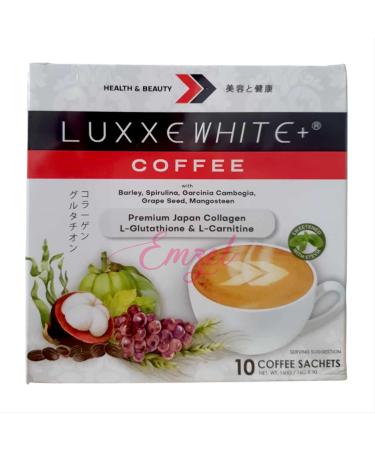 Frontrow Luxxe White Coffee Premium Japan Collagen L-Glutathione L Carnitine Weight Loss Slimming Whitening