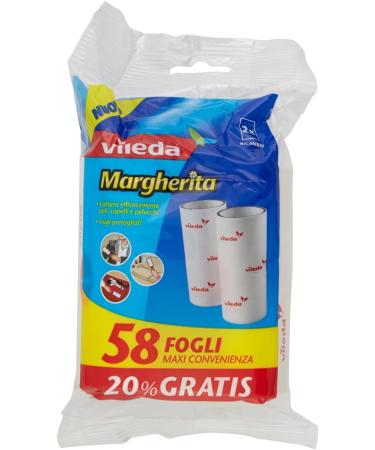 Vileda Margherita Adhesive Film for Lint Roller - 2 Rolls - Easily Replace Brush for Effortless Cleaning - Buy Online on GoSupps.com