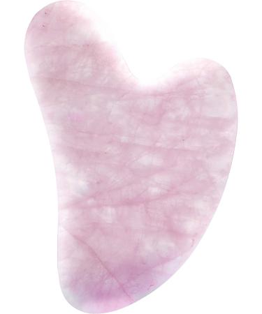 Rose Quartz Gua Sha Board - Natural Anti-Aging Scraper Tool by Sandine - Buy Online on GoSupps.com