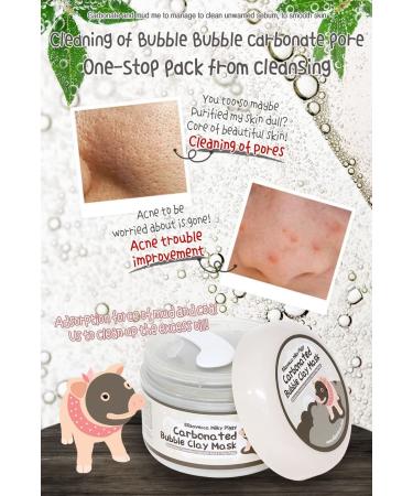 Elizavecca Carbonated Bubble Clay Mask - Deep Cleansing and Pore Purifying Formula - Buy Online on GoSupps.com