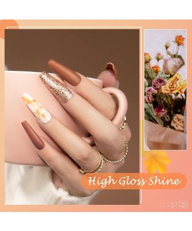 Arousar Nude Pink Gel Polish Starter Kit - 8 Colors | All Seasons Neutral Brown Soak Off Set | Quick Dry Nail Lamp | DIY Manicure Art at Home - Buy Online on GoSupps.com