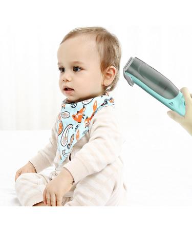 Kids Hair Trimmer Cordless Baby Hair Cutting Kit Rechargeable Portable Hair Suction Multifunctional for Home (Green) - Buy Online on GoSupps.com