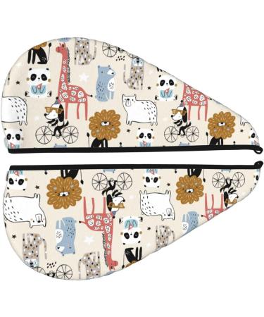 Hair Towel Wrap - Quick Drying Towel with Button | Animal Design Turban for Effortless Hair Care - Buy Online on GoSupps.com