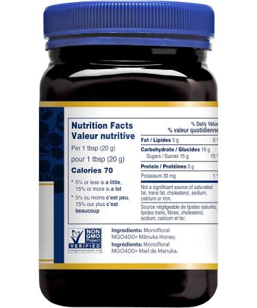 Premium Manuka Honey MGO 400+| Certified UMF 13+ Gold 500g| Pure Raw Manuka Honey by Manuka Health New Zealand Raw Honey Gold MGO 400+ UMF 13+ 500 g (Pack of 1) - Buy Online on GoSupps.com
