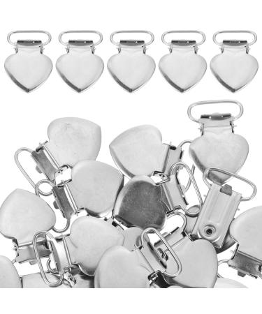 PopetPop 120 StK Peach Heart Snable Clip - Metal Clips for Sofa Cushions & Mattress Covers - Heart-Shaped Stainless Steel Laundry Clips (1 Pack) - Buy Online on GoSupps.com
