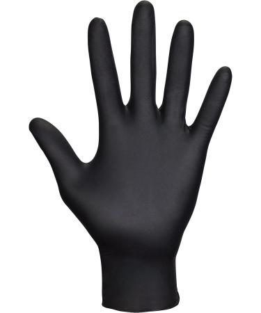 SAS Safety Powder Free Black Nitrile Gloves - Large 7 Mil | Raven SAS66518 Examination Glove - Buy Online on GoSupps.com