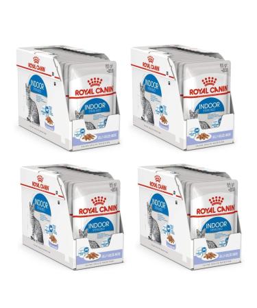 Royal Canin Indoor Sterilised Adult Wet Cat Food in Jelly 48 x 85g